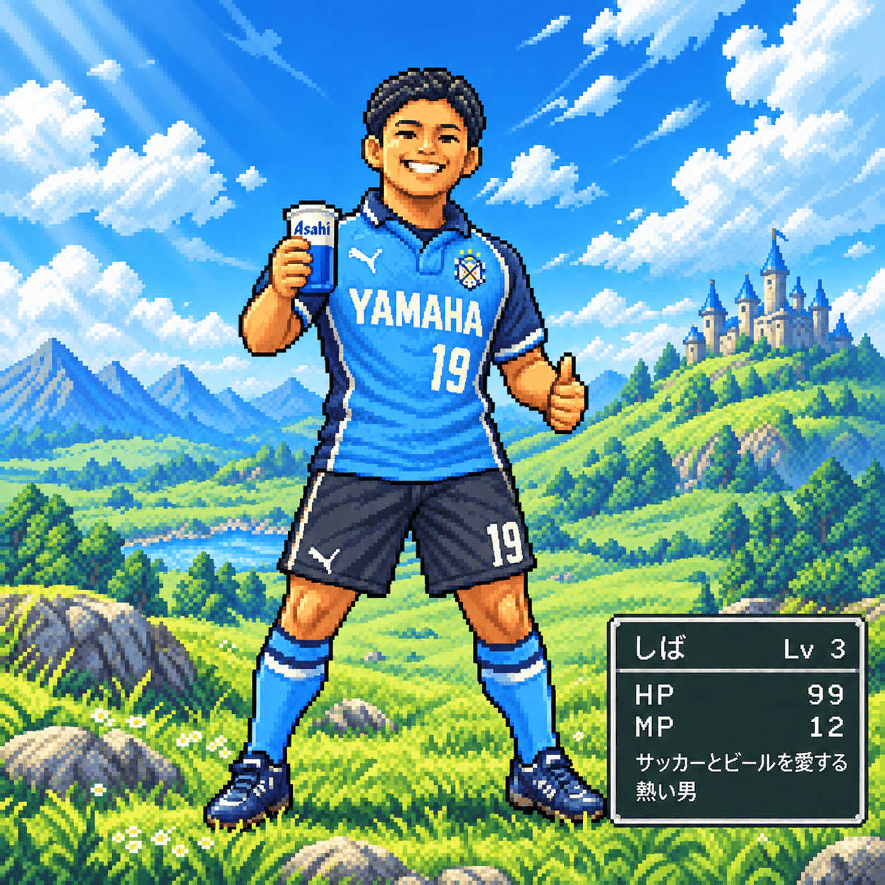 しば（Shiva）のドット絵キャラクター